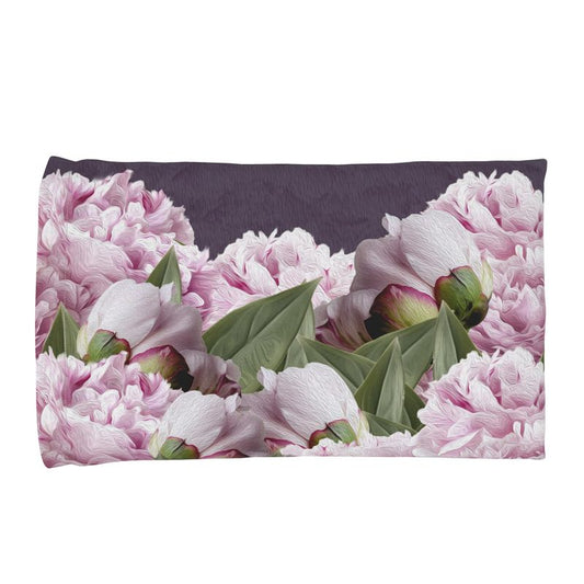 Funda de Almohada Peonías Violeta