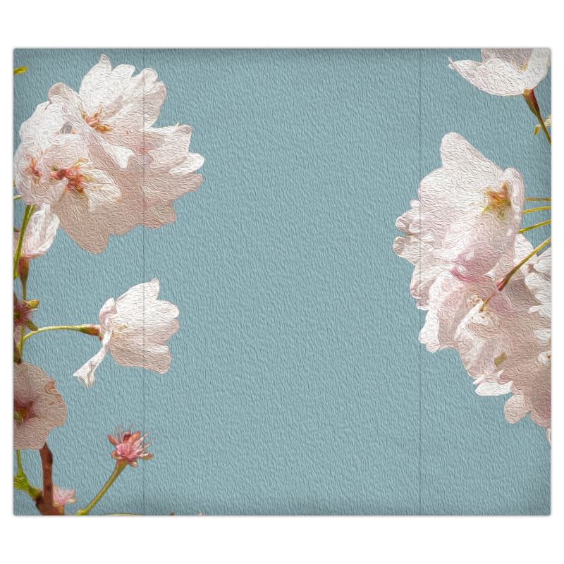 Duvet Flores de Cerezo Celeste King
