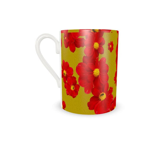 Taza Cosmos Amarillo espresso con plato