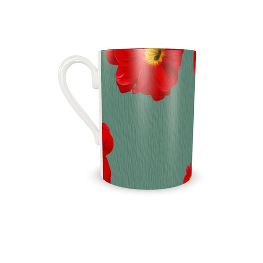 Taza Cosmos Verde espresso con plato