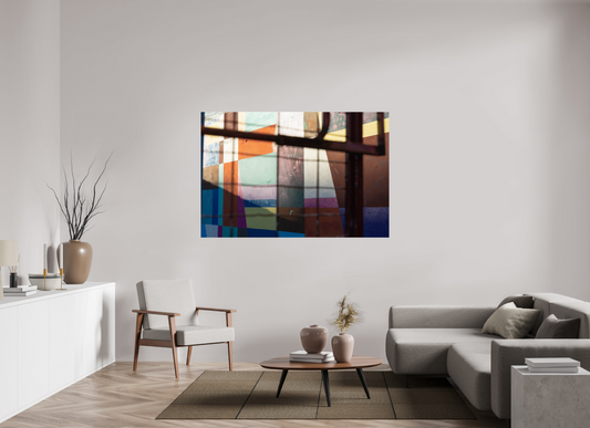 66 x 44″, Fotos Male Pared coloreada 2