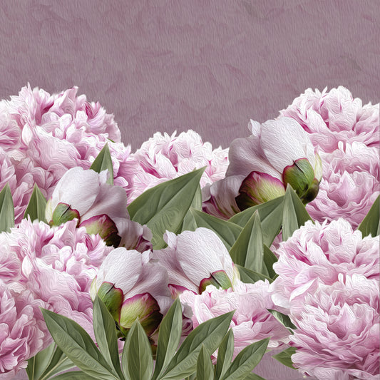 Peonías Self-Adhesive