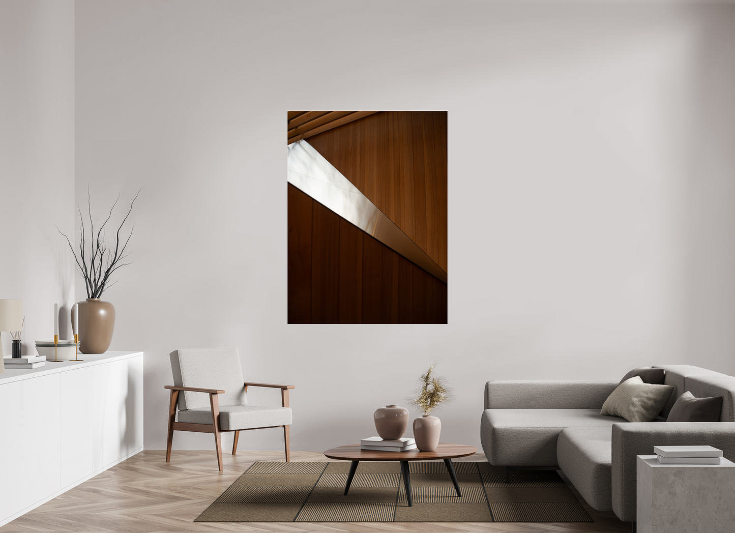 45 x 60″, Fotos Male Wood