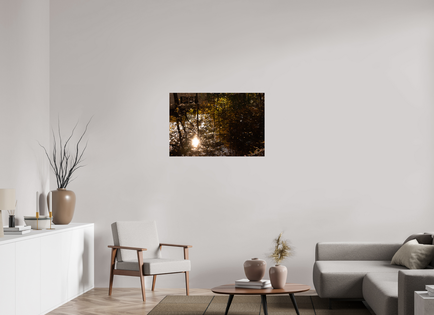 36 x 24″, Fotos Male Reflejo arboles 12