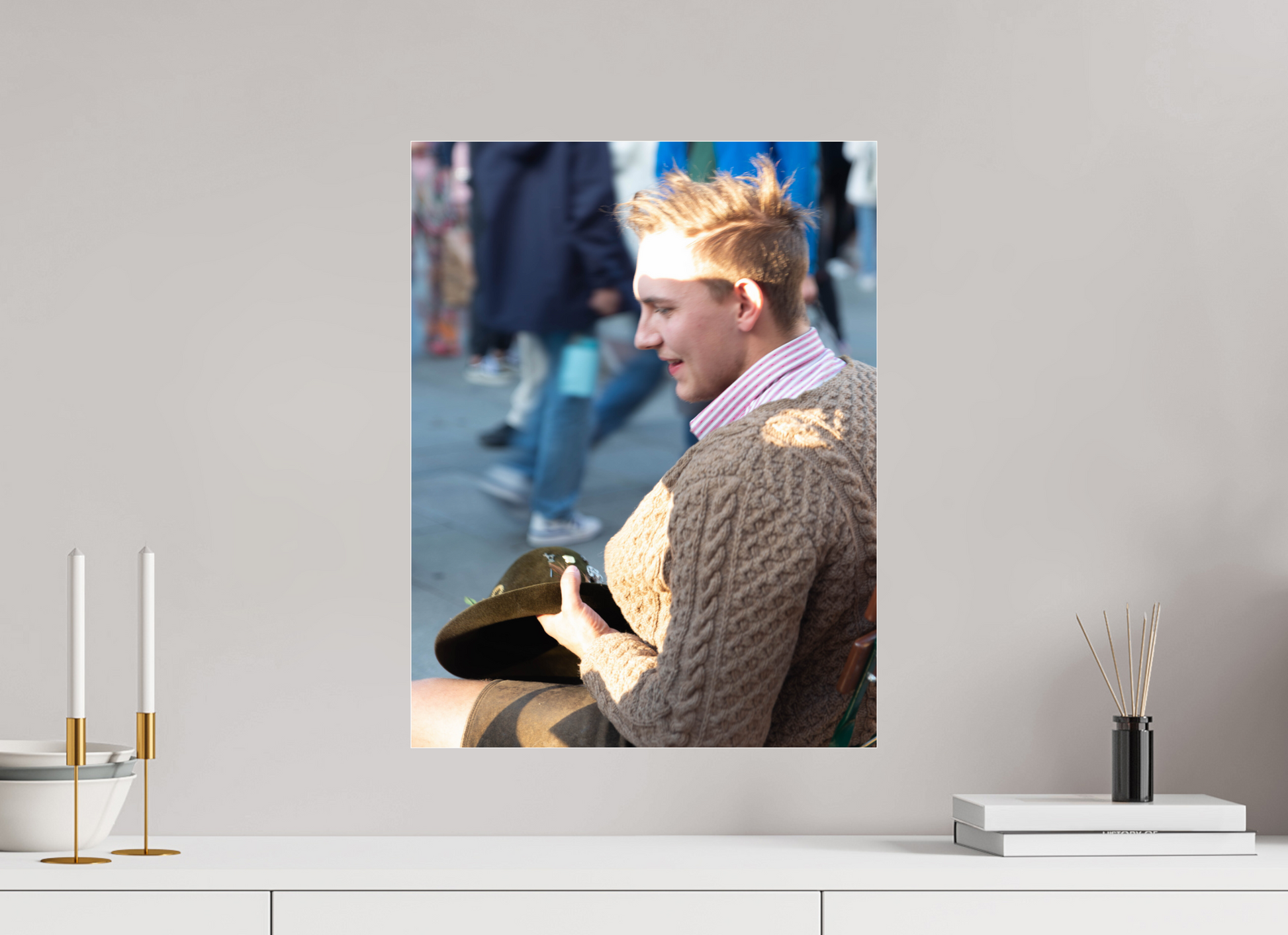 16 x 20.8″, Fotos Male Hombre con sombrero