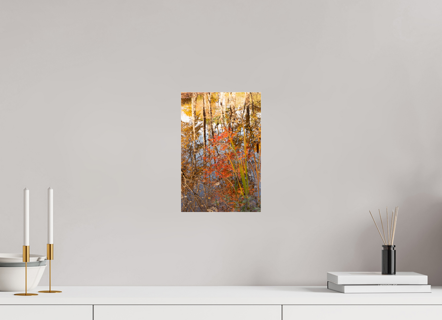8 x 12″, Fotos Male Reflejo arboles 2