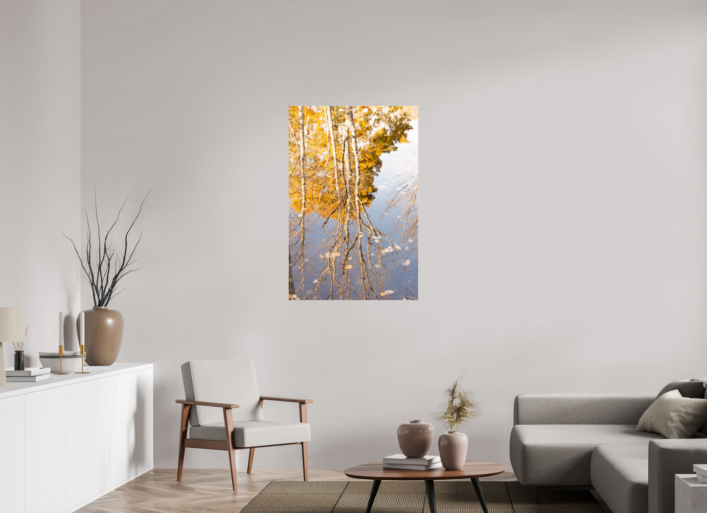 30 x 45″, Fotos Male Reflejo arboles 3