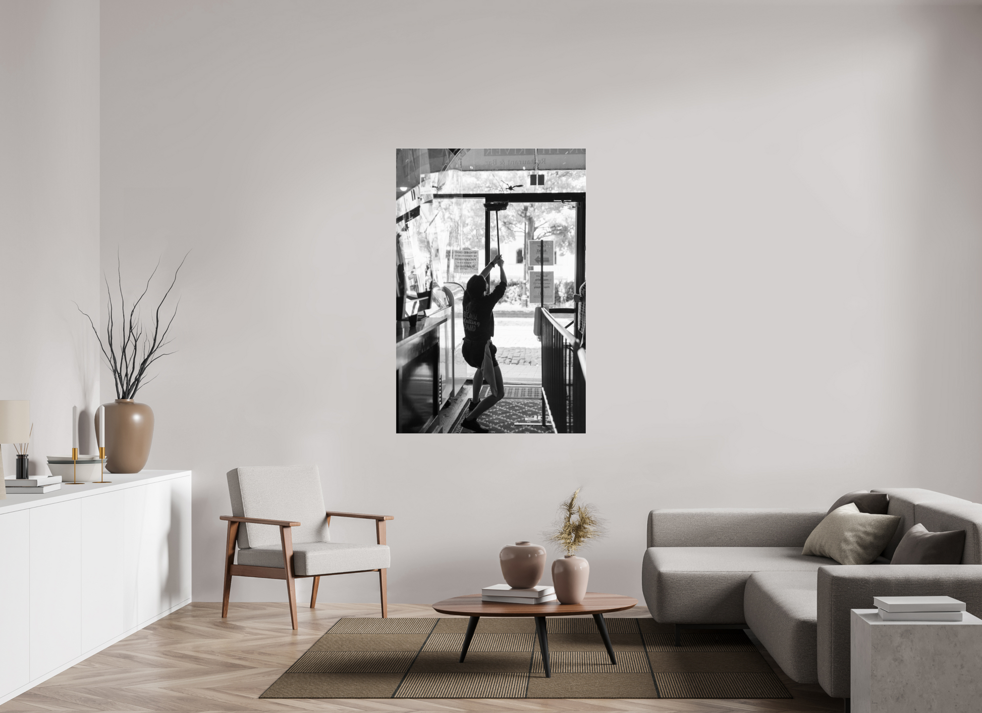 40 x 60″, Fotos Male Limpiando