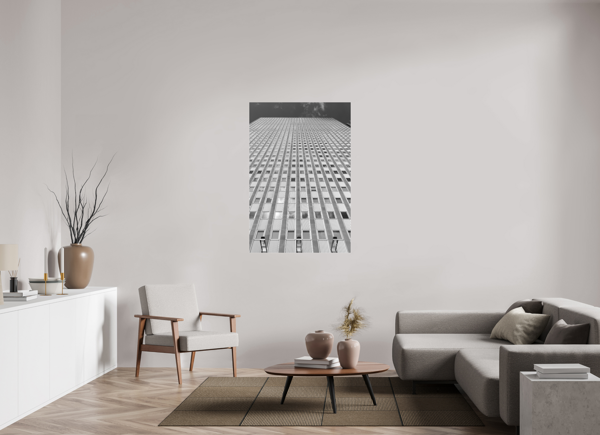 35 x 51.9″, Fotos Male Fachada edificio