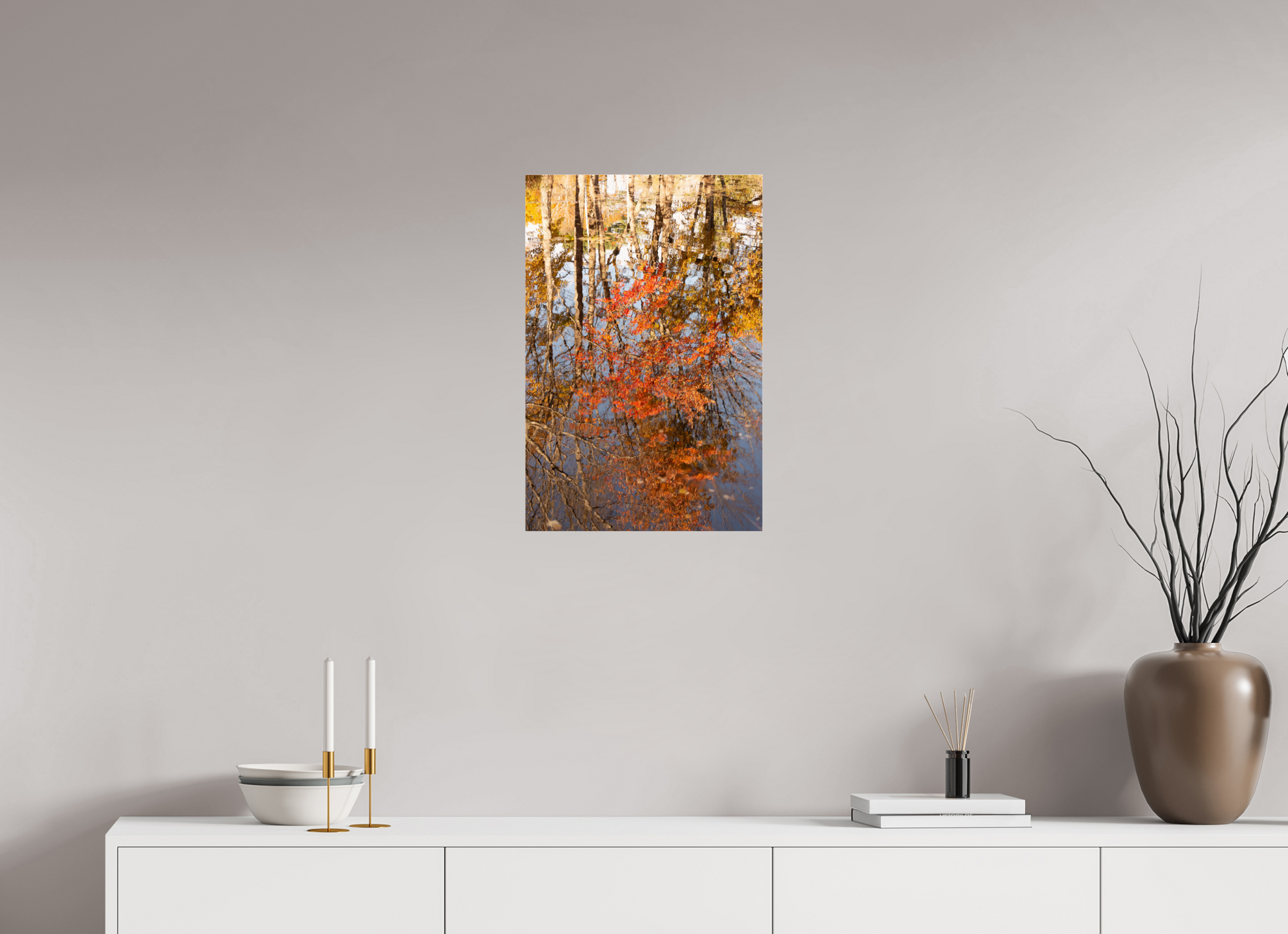 16 x 24″, Fotos Male Reflejo arboles 6