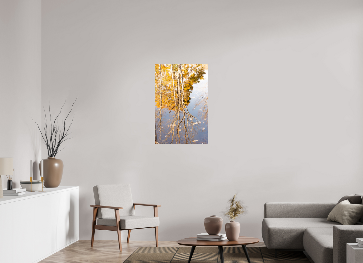 24 x 36″, Fotos Male Reflejo arboles 3
