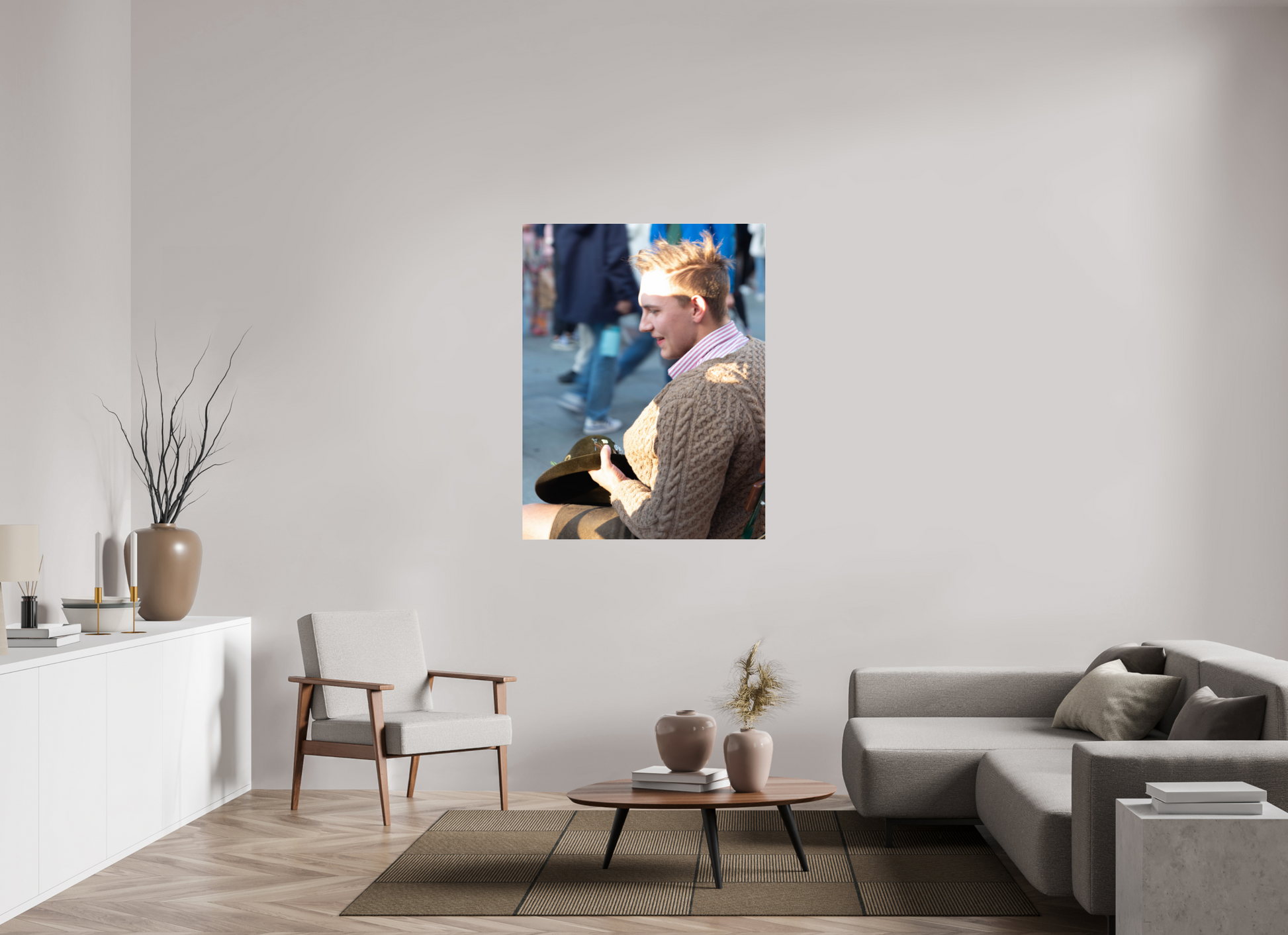 39 x 50.7″, Fotos Male Hombre con sombrero