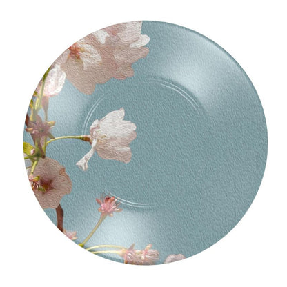 Taza y Plato Flores de Cerezo