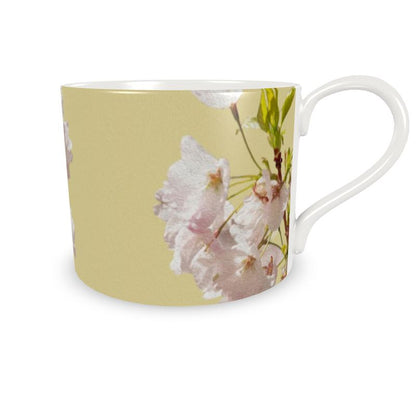 Taza y Plato Flores de Cerezo