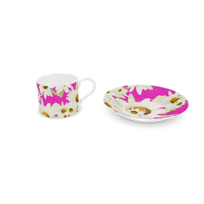 Taza y Plato Margaritas