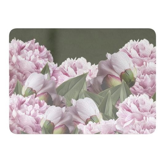 Individuales de Mesa Peonías Verde