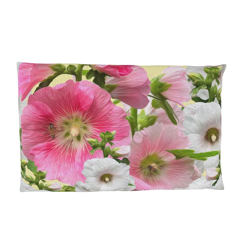 Funda Almohada malvarrosa amarillo