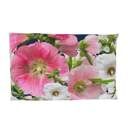 Funda almohada malvarrosa Azul