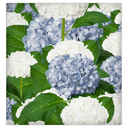 Duvet Hortensias Celeste