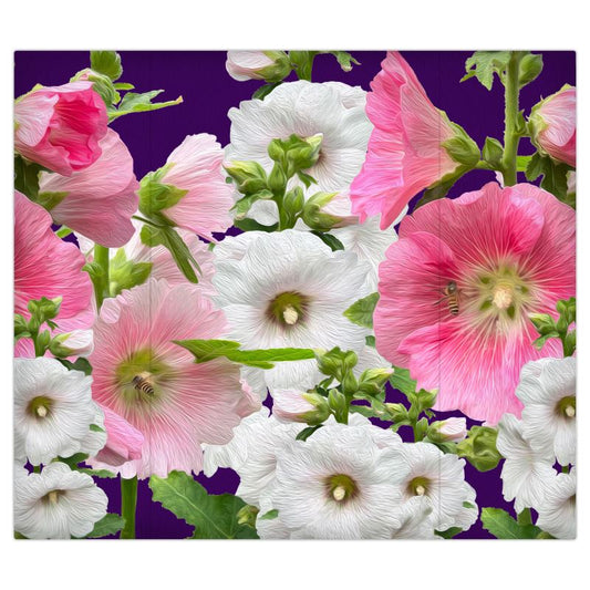 Duvet Malvarrosas Violeta King