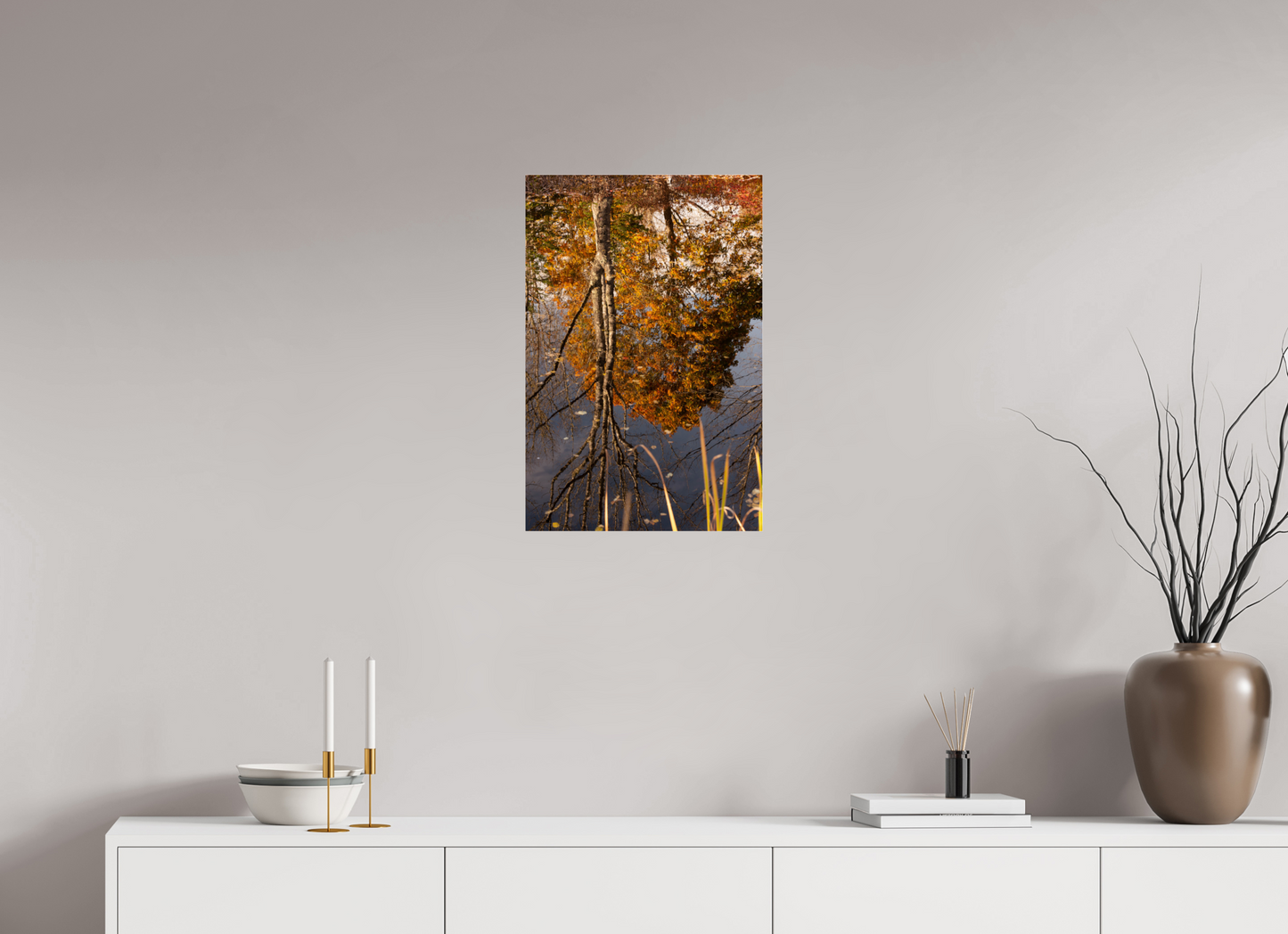 16 x 24″, Fotos Male Reflejo arboles