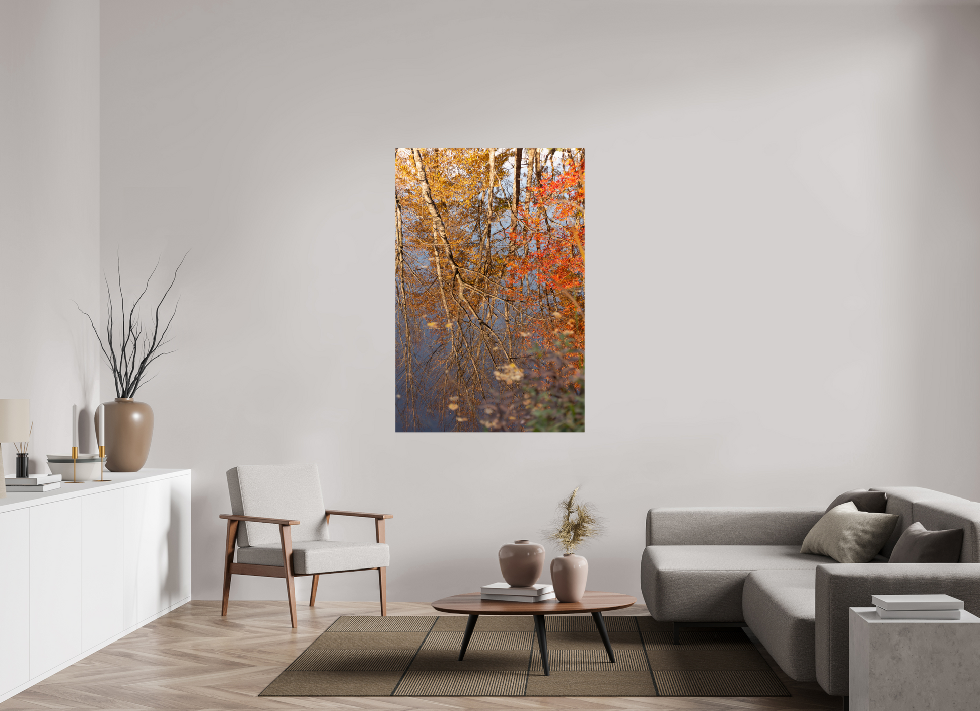 40 x 60″, Fotos Male Reflejo arboles 8