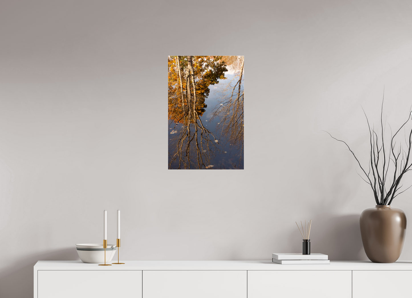 16 x 24″, Fotos Male Reflejo arboles 7