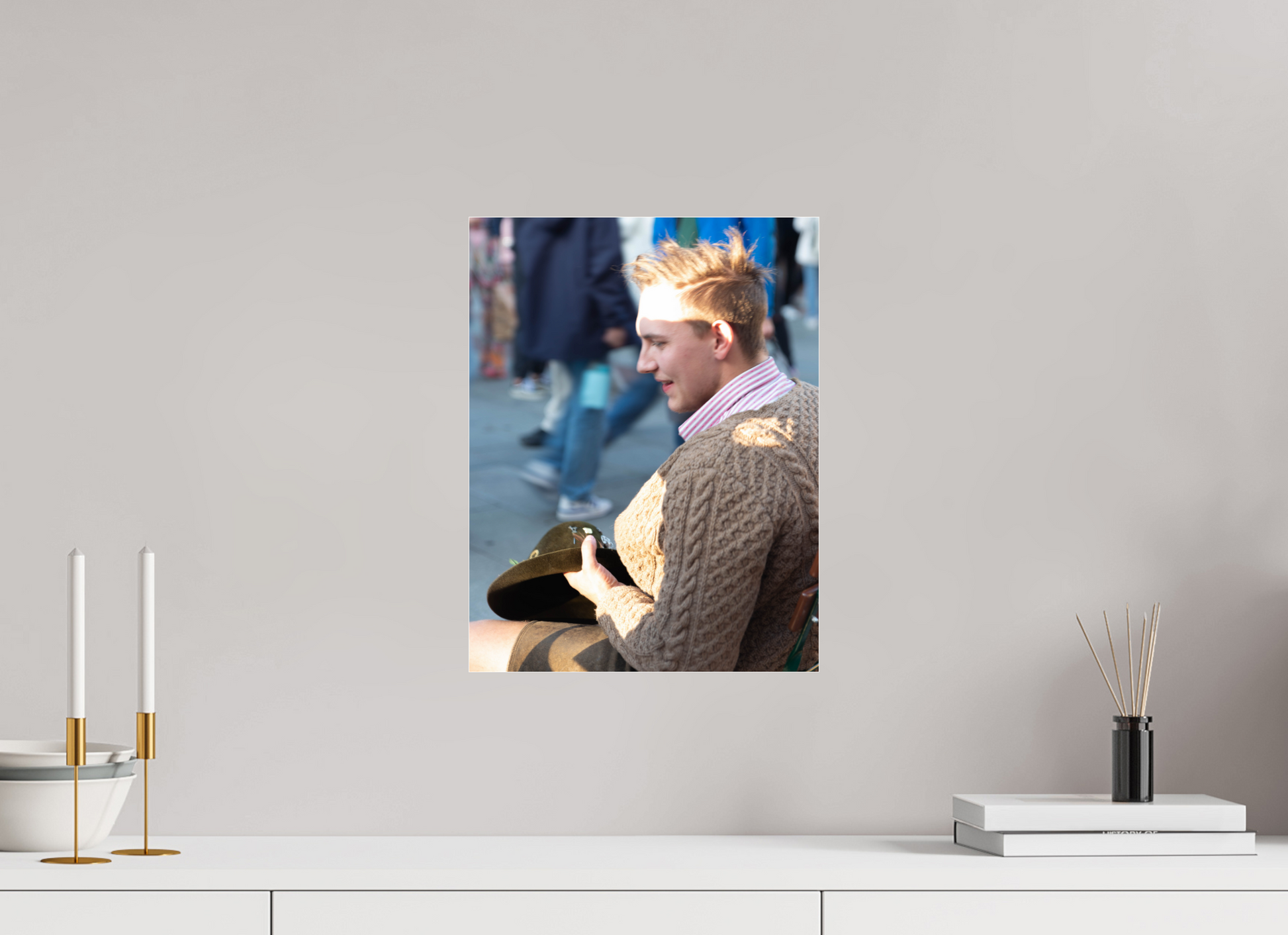 12 x 15.6″, Fotos Male Hombre con sombrero