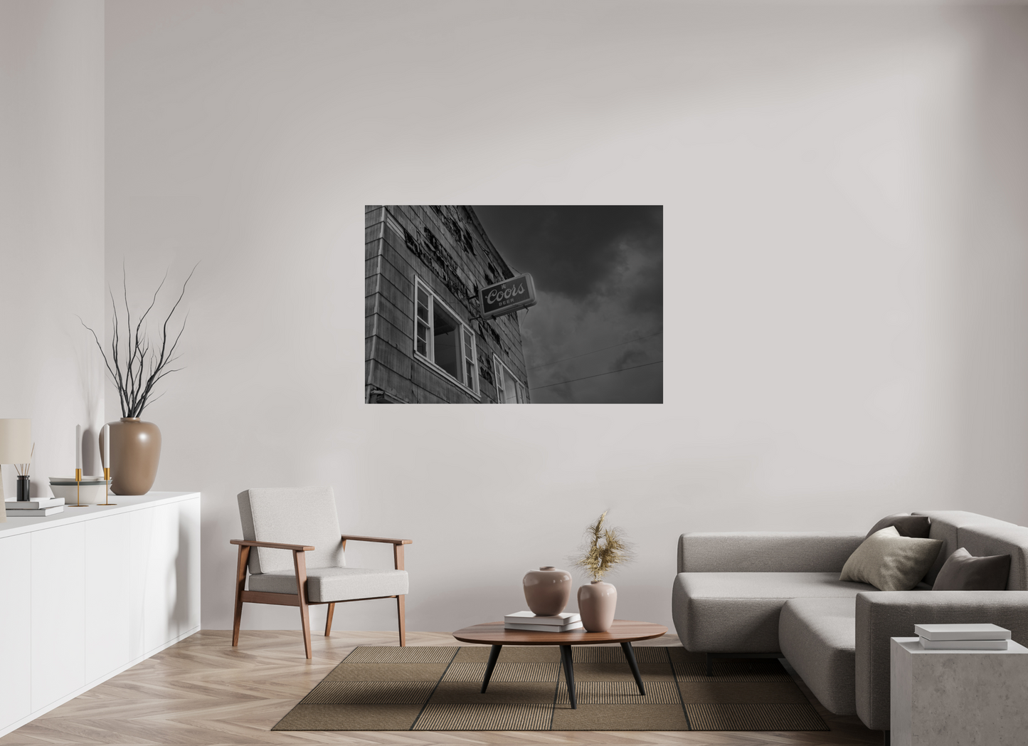 60 x 40″, Fotos Male Coors - Blanco y negro