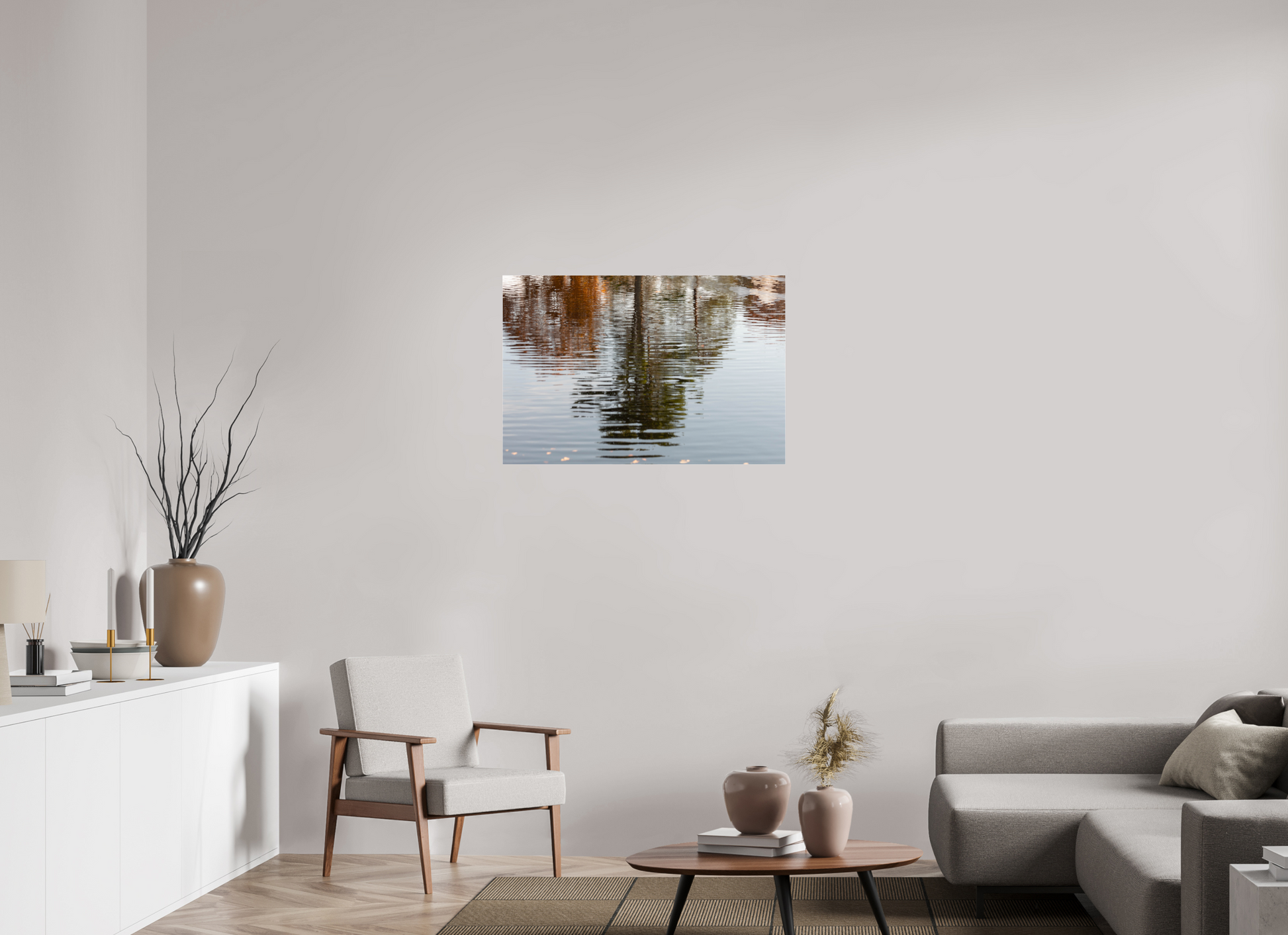 36 x 24″, Fotos Male Reflejo en el agua 3