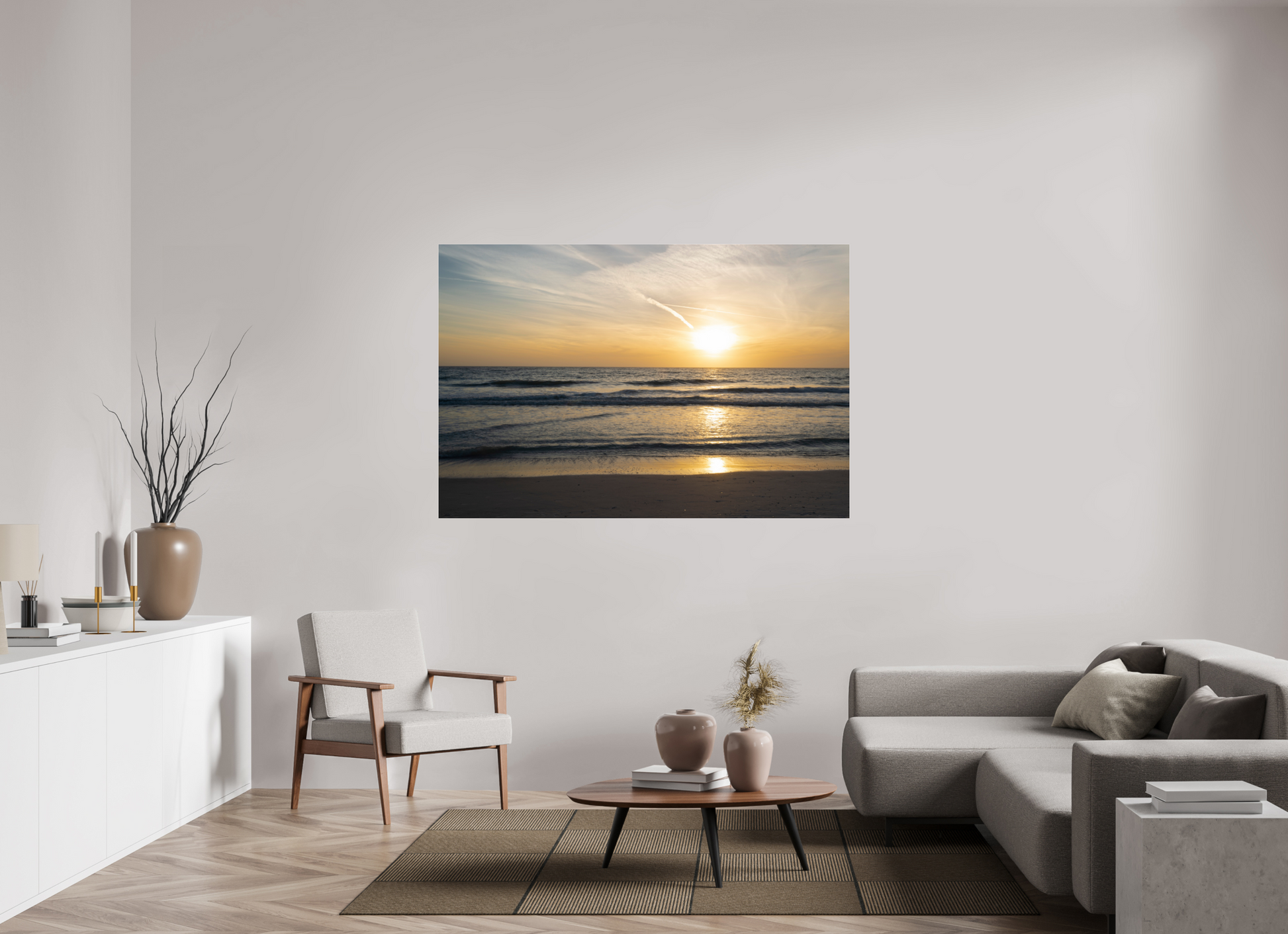 66 x 44″, Fotos Male Atardecer 3