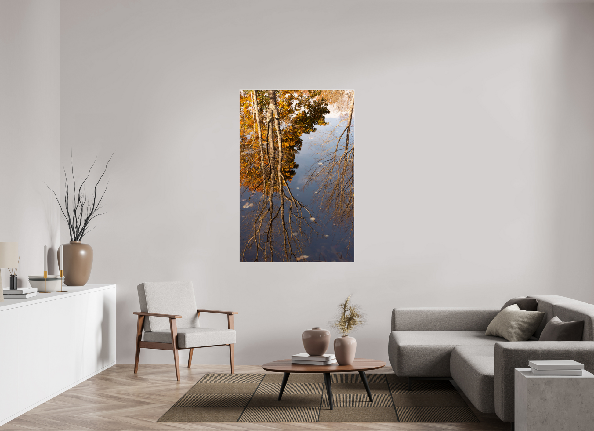 40 x 60″, Fotos Male Reflejo arboles 7