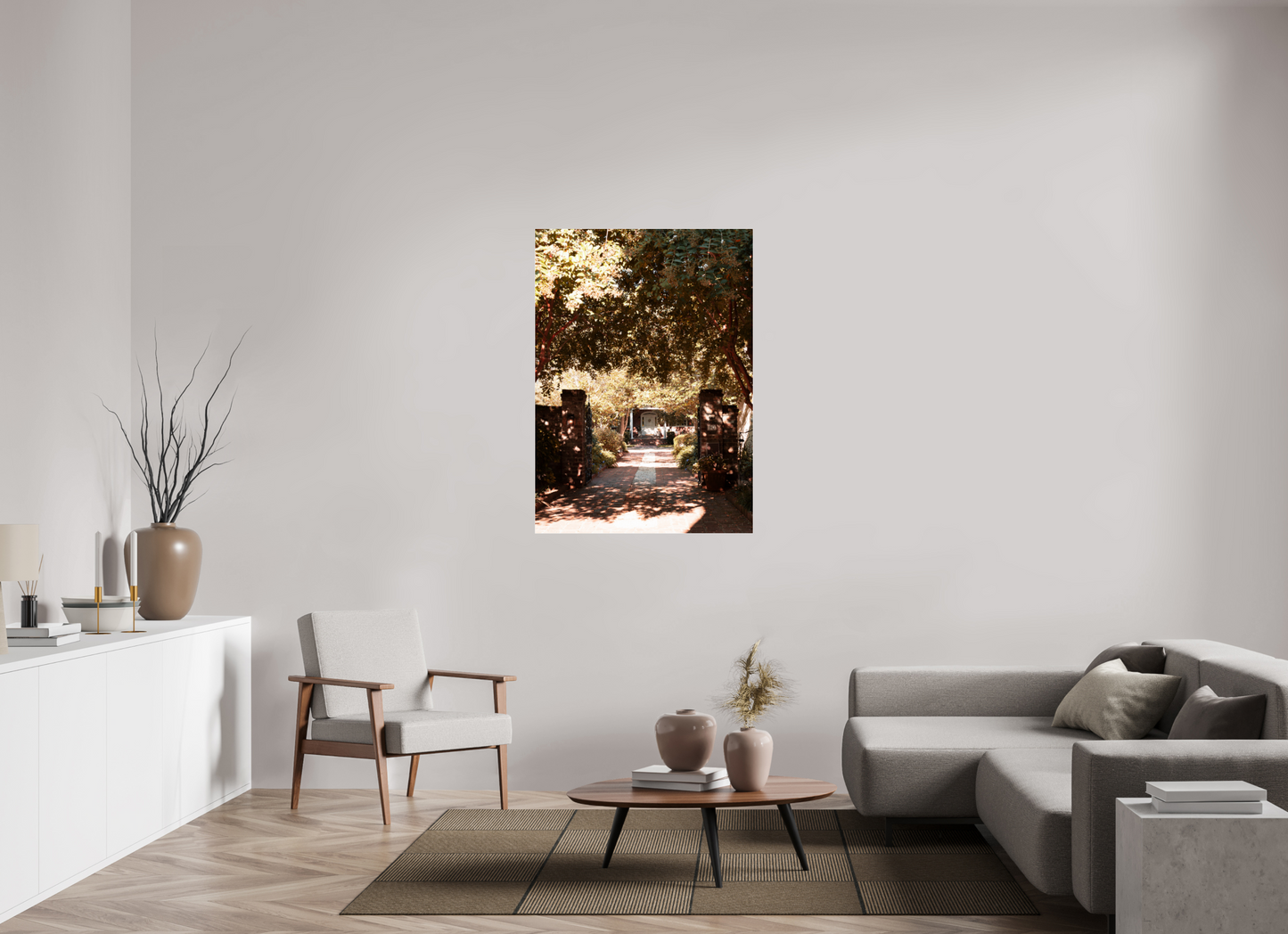 35 x 48.9″, Fotos Male Sendero hogareño