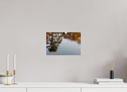 12 x 8″, Fotos Male Reflejo en el agua