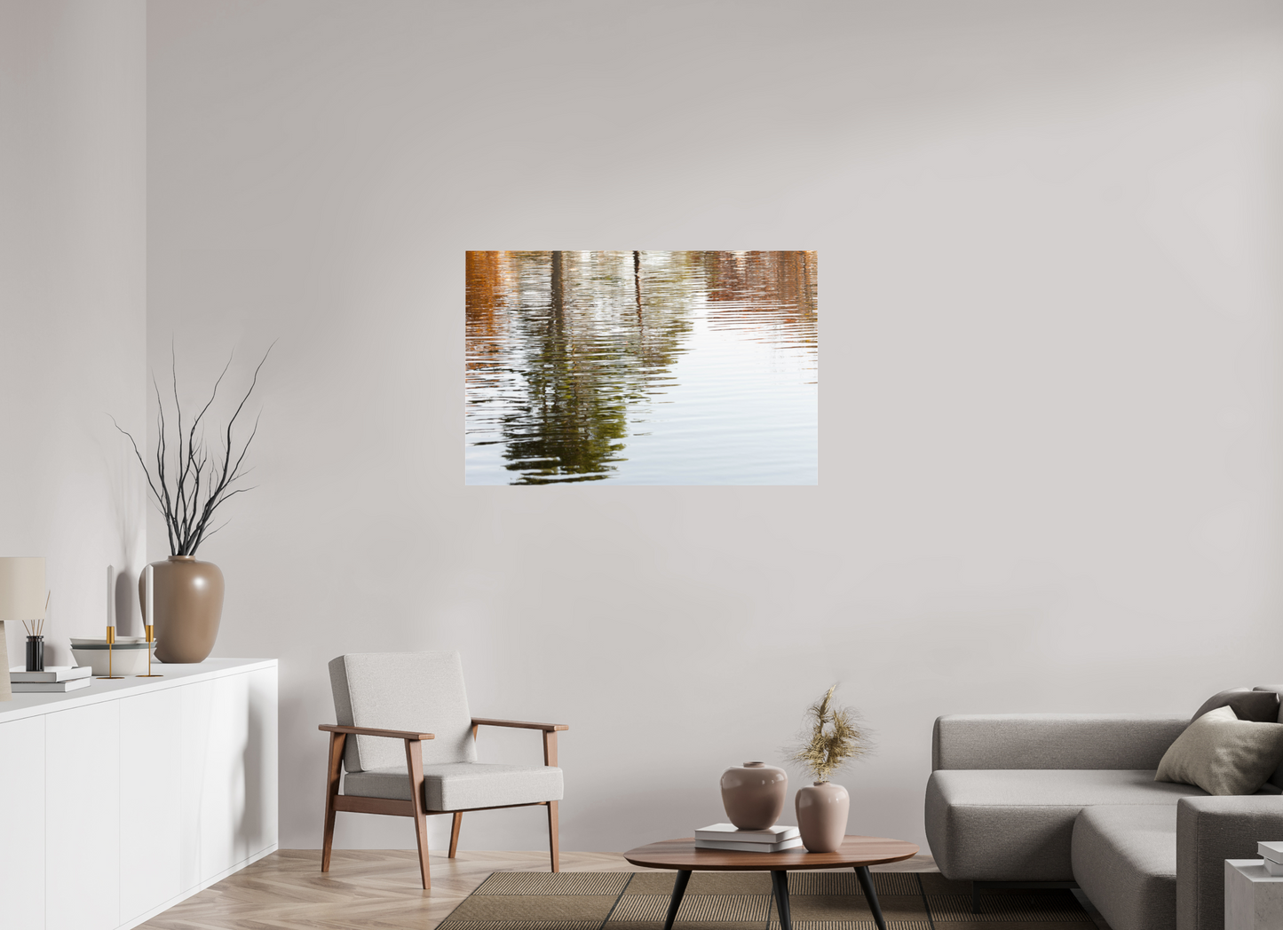 45 x 30″, Fotos Male Reflejo en el agua 5