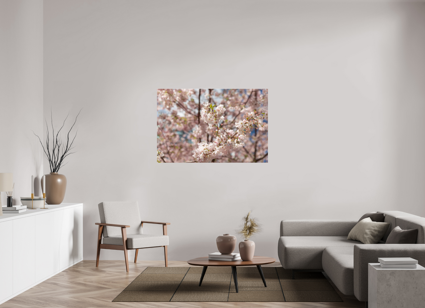 54 x 36″, Fotos Male Cerezo en flor 2