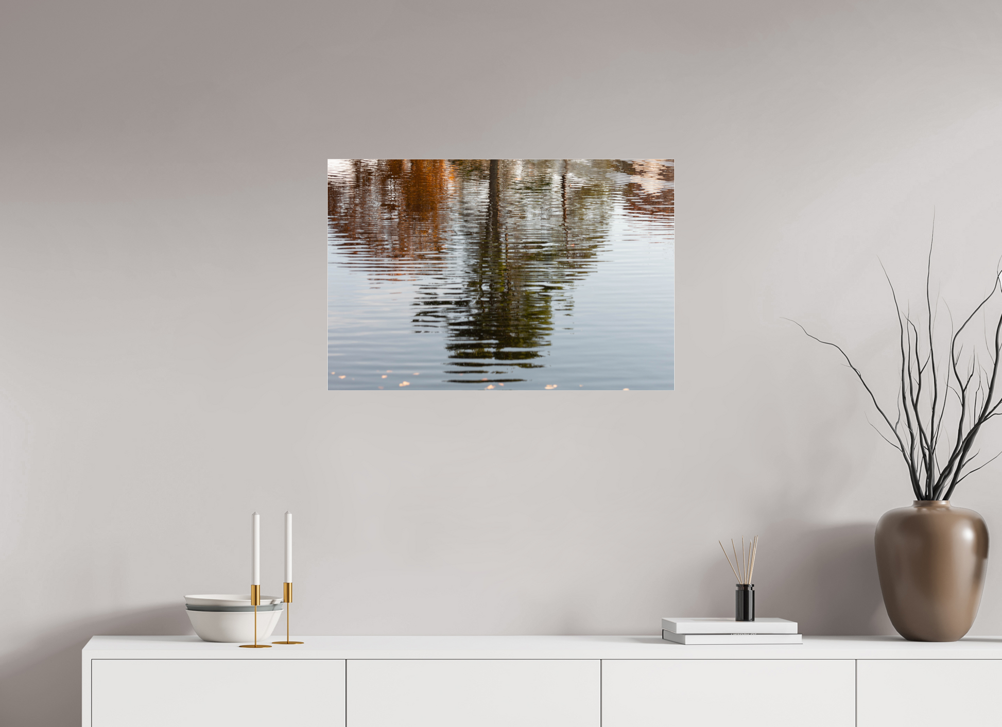 30 x 20″, Fotos Male Reflejo en el agua 3