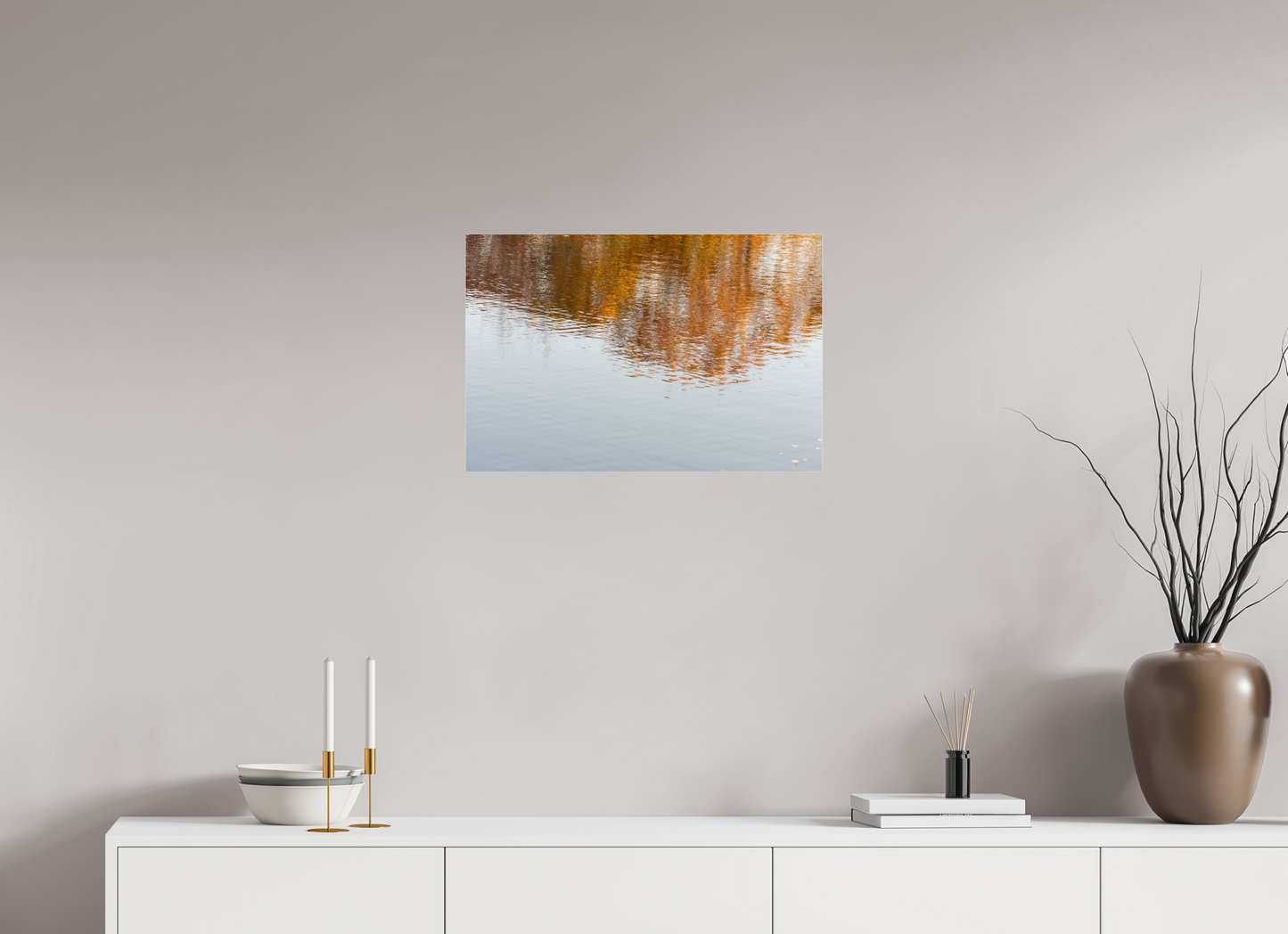 24 x 16″, Fotos Male Reflejo en el agua 2