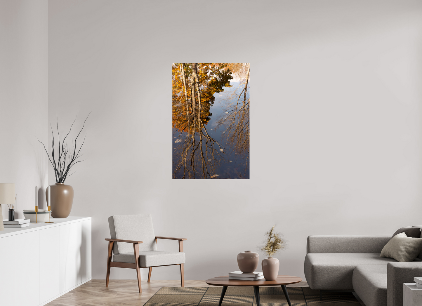 30 x 45″, Fotos Male Reflejo arboles 7