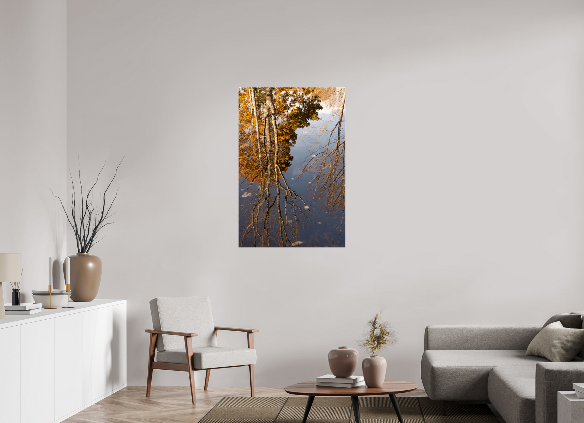 30 x 45″, Fotos Male Reflejo arboles 7