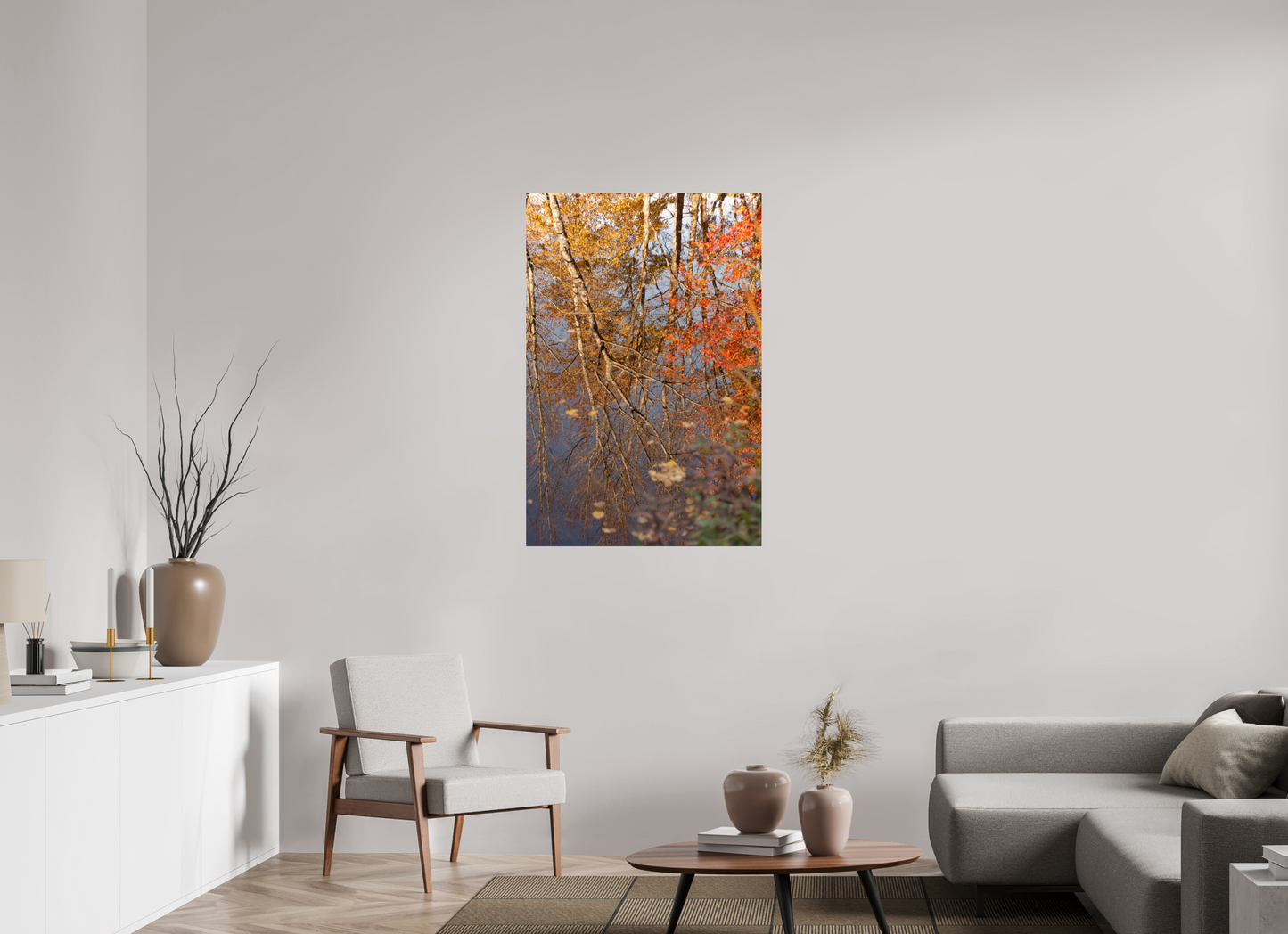 30 x 45″, Fotos Male Reflejo arboles 8