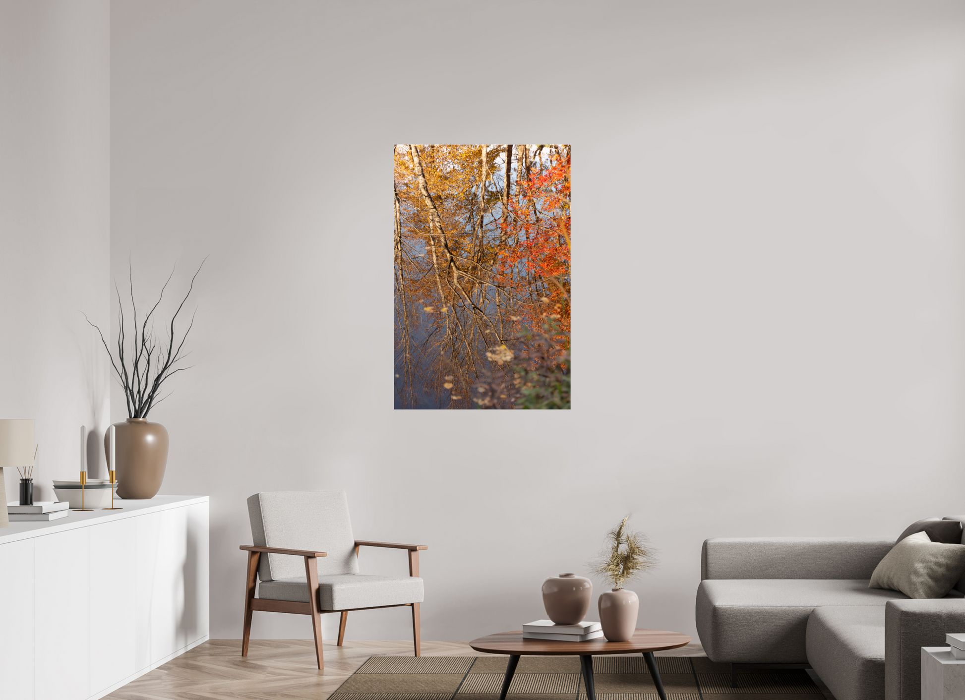 30 x 45″, Fotos Male Reflejo arboles 8