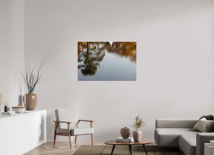 45 x 30″, Fotos Male Reflejo en el agua
