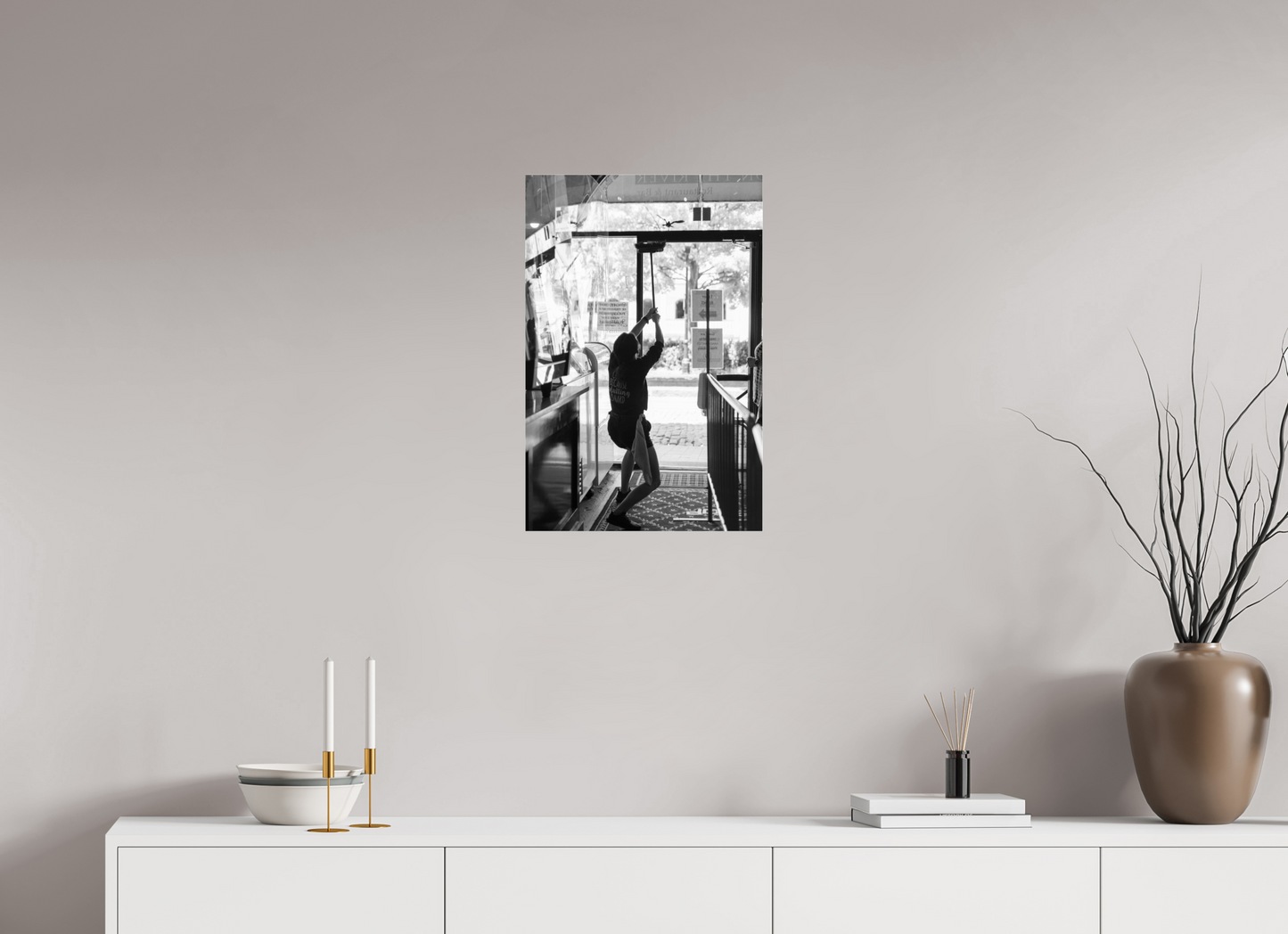 16 x 24″, Fotos Male Limpiando