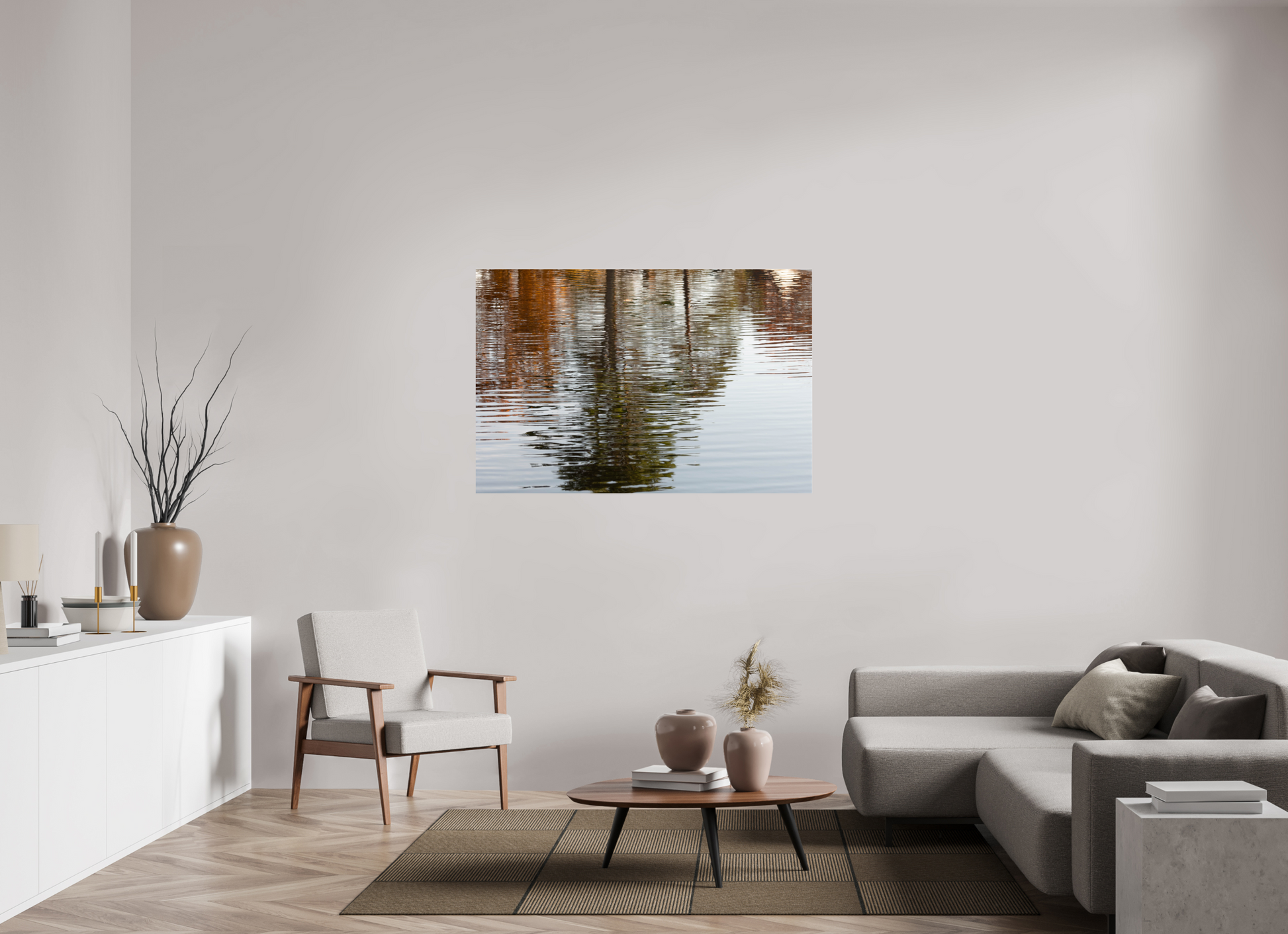 54 x 36″, Fotos Male Reflejo en el agua 4