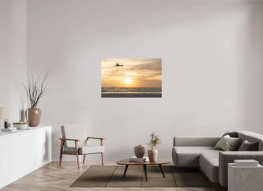 47.6 x 31″, Fotos Male Avión en la playa