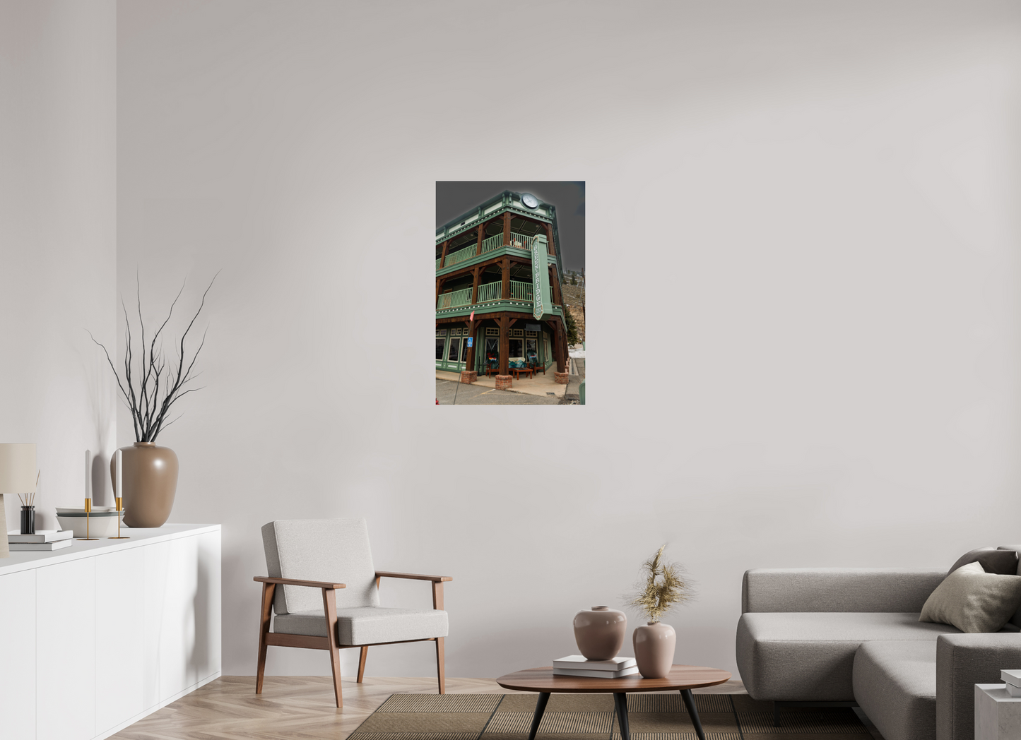 24 x 36″, Fotos Male Green Bridge building