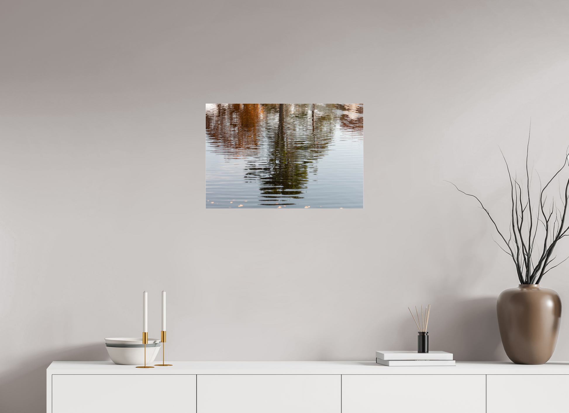 24 x 16″, Fotos Male Reflejo en el agua 3