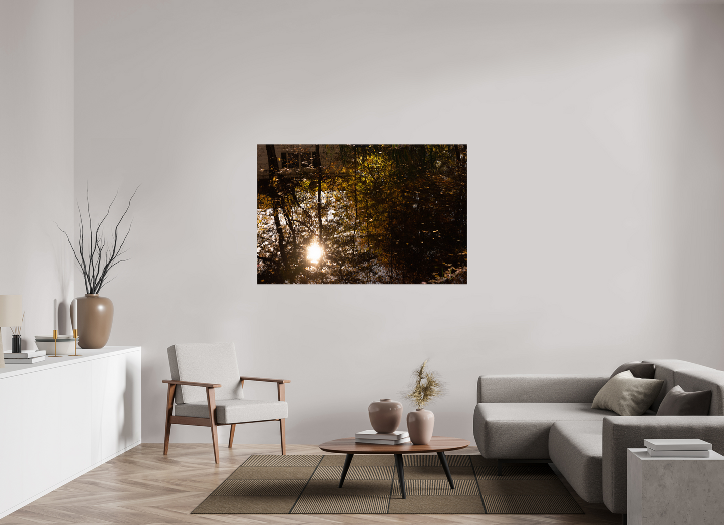 60 x 40″, Fotos Male Reflejo arboles 12
