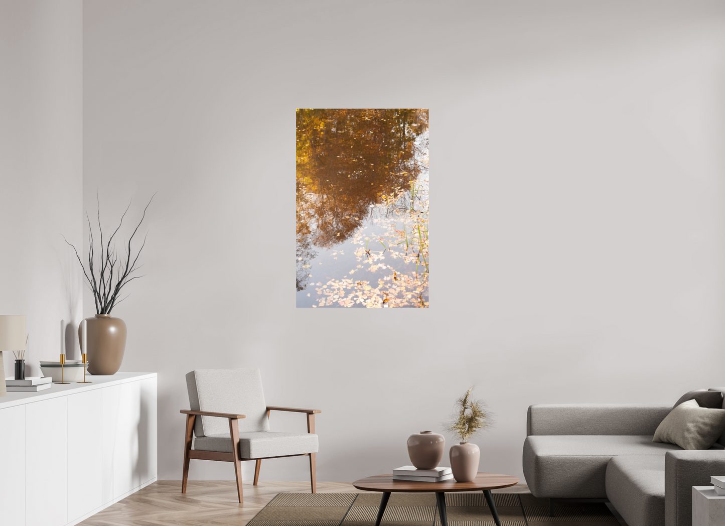 30 x 45″, Fotos Male Reflejo arboles 5